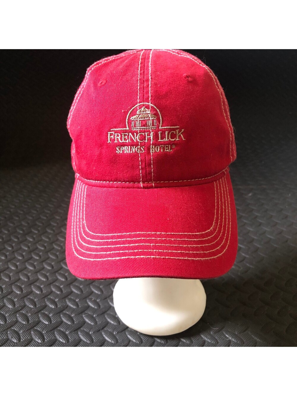 Antigua French Lick Springs Hotel Red Baseball Cap